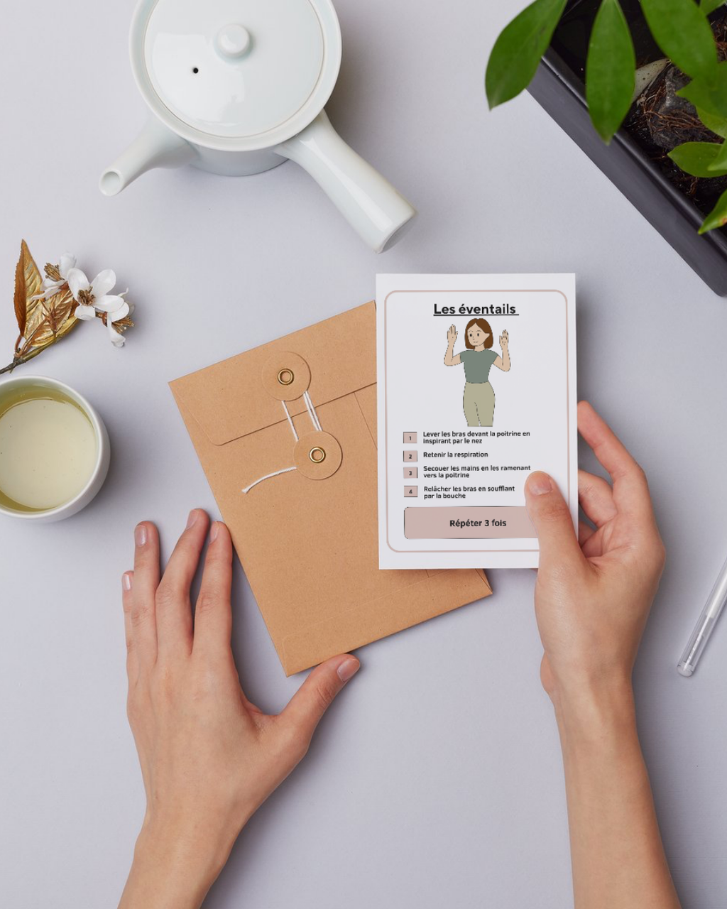 Jeu de cartes de sophrologie | Relaxations dynamiques & visualisations | PDF + PNG