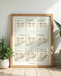 Les pots fissurés - Affiche illustrée