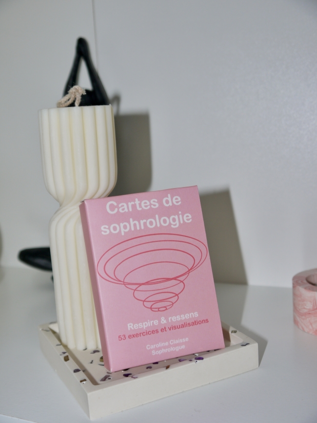 Coffret Respire &amp; Ressens 54 cartes de sophrologie illustrées