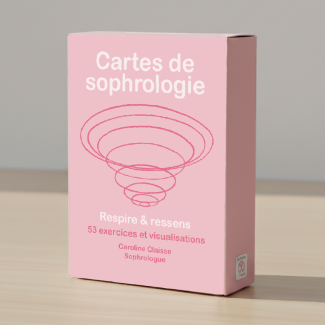 Coffret Respire & Ressens 54 cartes de sophrologie illustrées