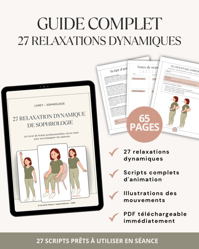 Guide complet des 27 relaxations dynamiques de sophrologie