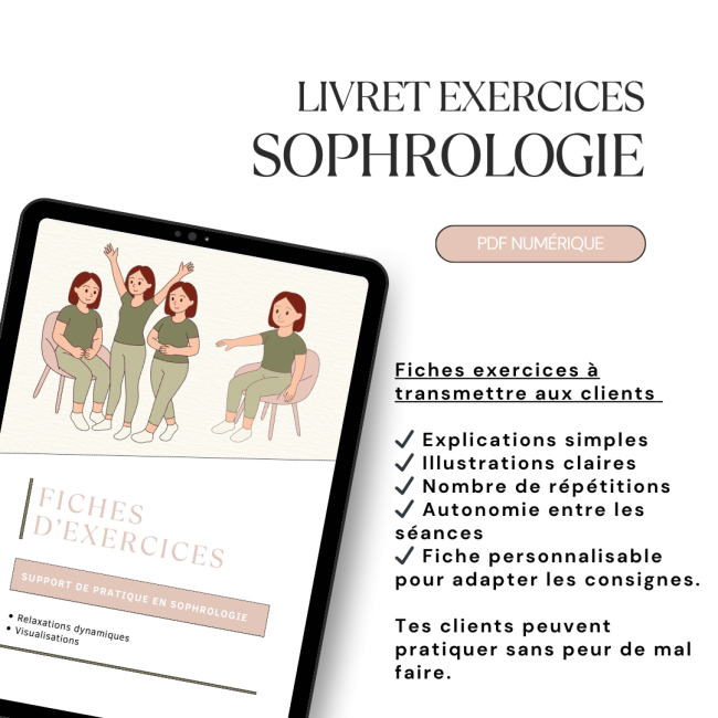 Fiches exercices de sophrologie pour les clients
