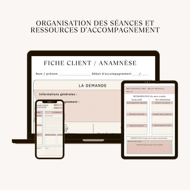 Fiches professionnelles pour sophrologues – suivi de séance et outils complémentaires